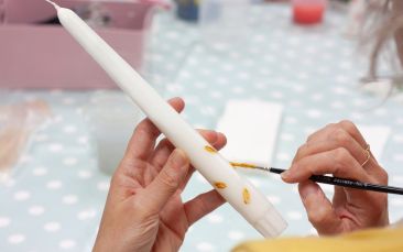 mobile candle painting hen party