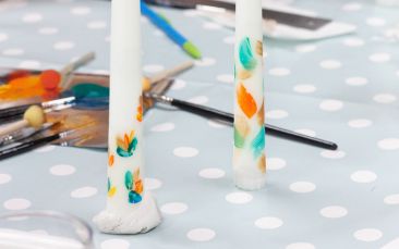 mobile candle painting hen party