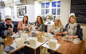 mobile chocolate making hen party