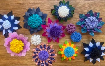 mobile clutch-bag upcycling workshop hen party