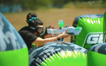 mobile gel blaster wars hen party