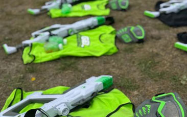 mobile gel blaster wars hen party