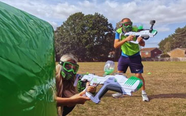 mobile gel blaster wars hen party