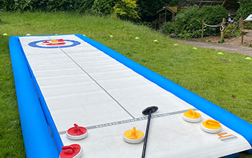 mobile inflatable curling hen party