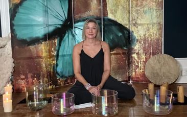 mobile sound bath experience hen party