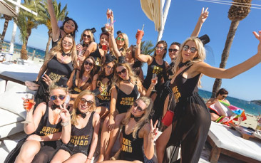 ocean beach club entry hen party