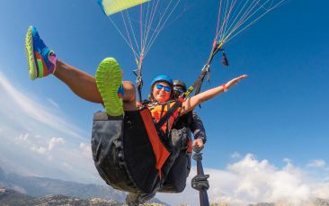 paragliding hen party