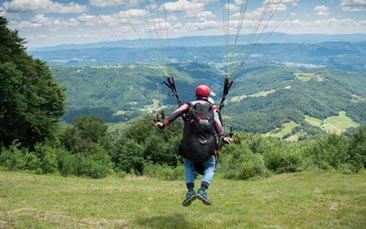 paragliding hen party