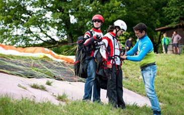 paragliding hen party