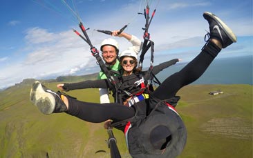 paragliding hen party