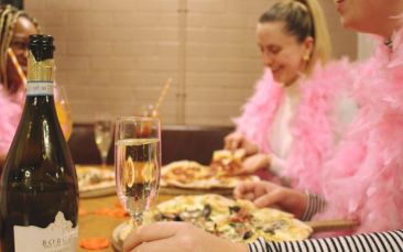 pizza and prosecco hen party