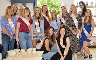 pottery workshop hen party
