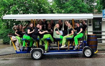 prosecco bike hen party