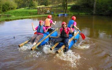 raft building hen party