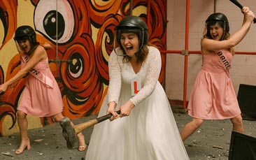 rage room hen party