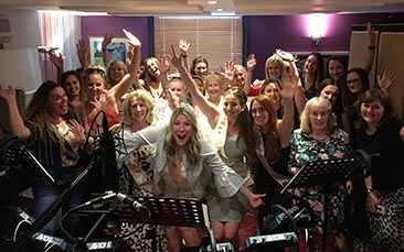recording studio hen party