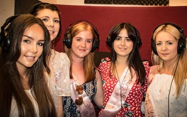 recording studio hen party