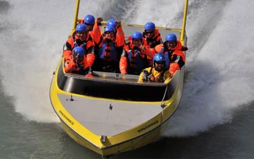 river jet boat hen party