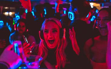 silent disco boat party hen party