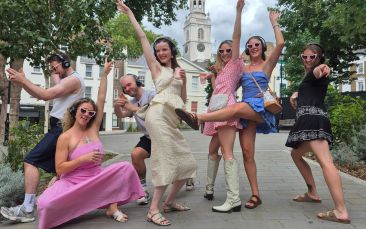 silent disco tour hen party