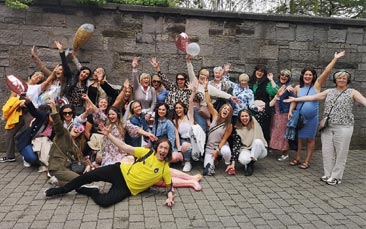 silent disco tour hen party