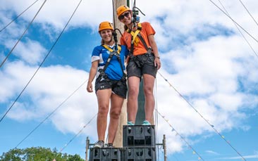 sky adventure hen party