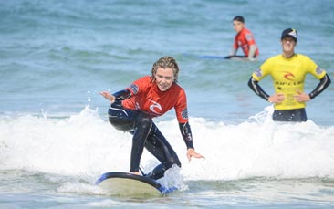 surfing hen party