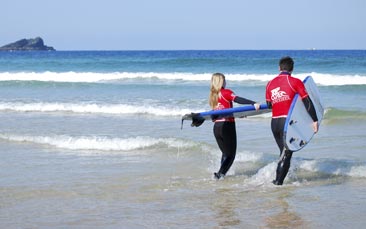 surfing hen party