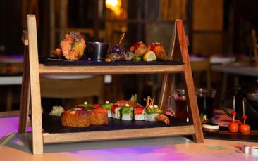 sushi & asian tapas afternoon tea hen party