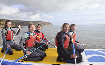 ultimate paddleboarding hen party