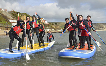 ultimate paddleboarding hen party