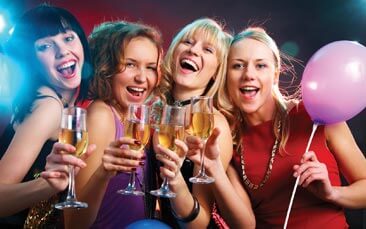 VIP nightclub package hen party