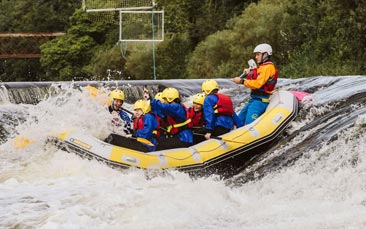 rafting hen party