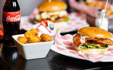 2 course american meal