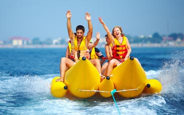 banana boating hen party