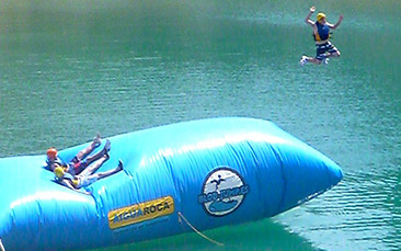 blob jumping hen party