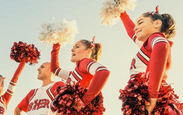 cheerleading lessons hen party activity