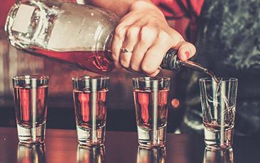 cocktail shot making