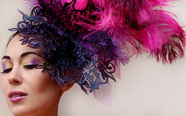 fascinator making hen party