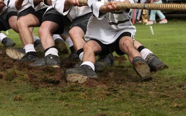 highland games hen party