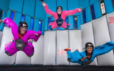 indoor skydiving hen party