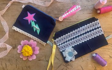 clutch-bag upcycling workshop