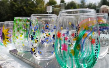 mobile glass painting