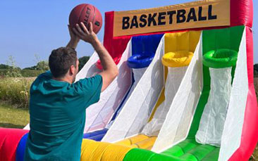 mobile inflatable basketball shoot-out
