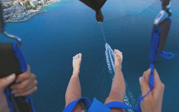 parasailing hen party