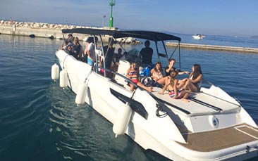 luxury speed boat trip