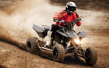 quad biking hen party