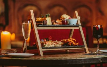 spanish afternoon tea with cocktails