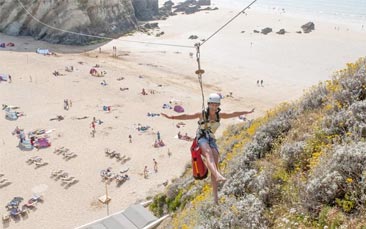 tightrope walk hen party activity
