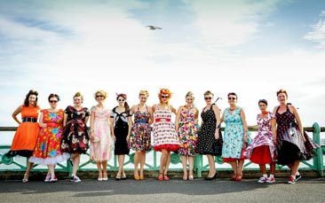 vintage makeover hen party